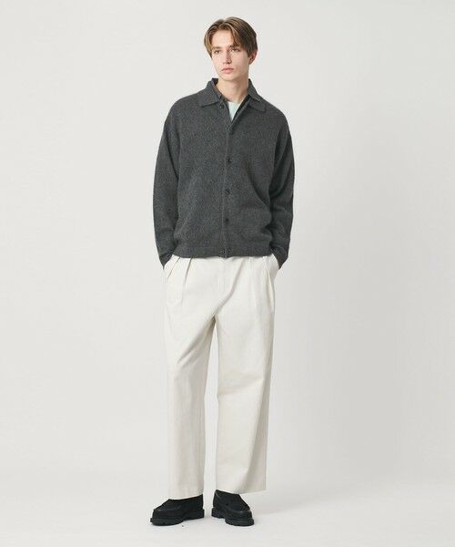 BEAUTY&YOUTH UNITED ARROWS / ビューティー&ユース ユナイテッドアローズ カーディガン・ボレロ | ブラッシュド ヤク ニット ジャケット | 詳細3