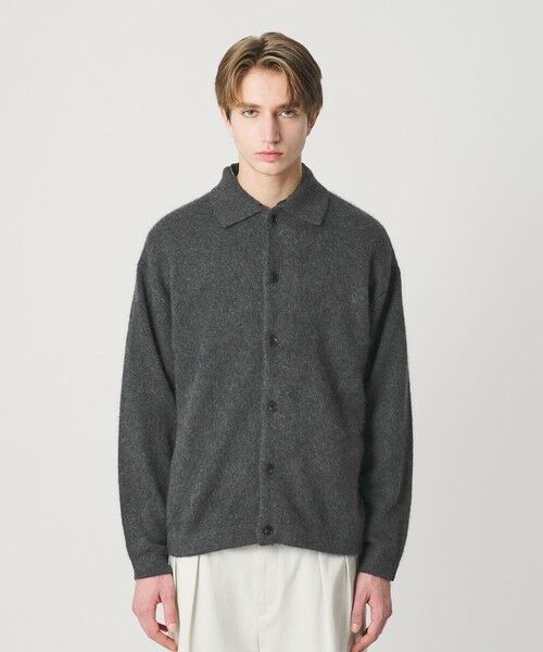 BEAUTY&YOUTH UNITED ARROWS / ビューティー&ユース ユナイテッドアローズ カーディガン・ボレロ | ブラッシュド ヤク ニット ジャケット | 詳細4