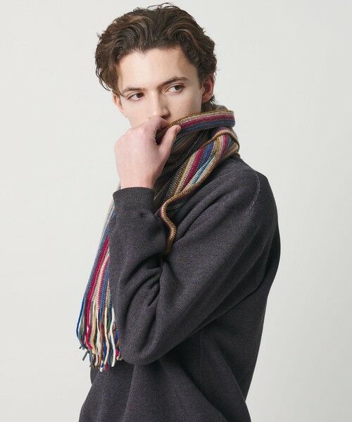 BEAUTY&YOUTH UNITED ARROWS / ビューティー&ユース ユナイテッドアローズ マフラー・ショール・スヌード・ストール | マルチカラー マフラー | 詳細2