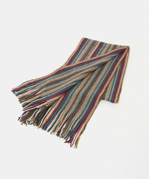 BEAUTY&YOUTH UNITED ARROWS / ビューティー&ユース ユナイテッドアローズ マフラー・ショール・スヌード・ストール | マルチカラー マフラー | 詳細3