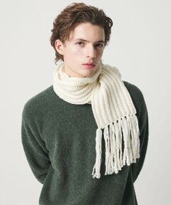 BEAUTY&YOUTH UNITED ARROWS / ビューティー&ユース ユナイテッドアローズ マフラー・ショール・スヌード・ストール | ローゲージ リブ マフラー