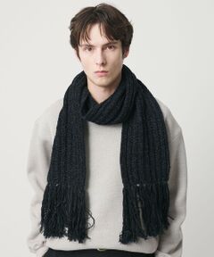 BEAUTY&YOUTH UNITED ARROWS / ビューティー&ユース ユナイテッドアローズ マフラー・ショール・スヌード・ストール | ローゲージ リブ マフラー