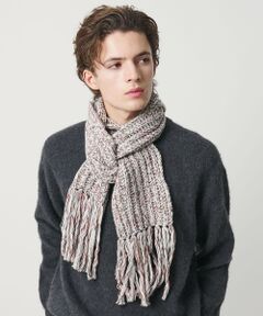 BEAUTY&YOUTH UNITED ARROWS / ビューティー&ユース ユナイテッドアローズ マフラー・ショール・スヌード・ストール | ローゲージ リブ マフラー