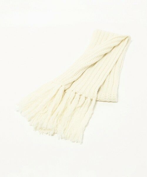 BEAUTY&YOUTH UNITED ARROWS / ビューティー&ユース ユナイテッドアローズ マフラー・ショール・スヌード・ストール | ローゲージ リブ マフラー | 詳細1
