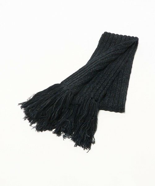 BEAUTY&YOUTH UNITED ARROWS / ビューティー&ユース ユナイテッドアローズ マフラー・ショール・スヌード・ストール | ローゲージ リブ マフラー | 詳細4