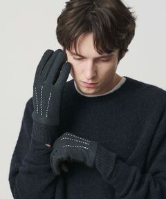 BEAUTY&YOUTH UNITED ARROWS / ビューティー&ユース ユナイテッドアローズ 手袋 | コンビ ステッチ グローブ タッチパネル対応