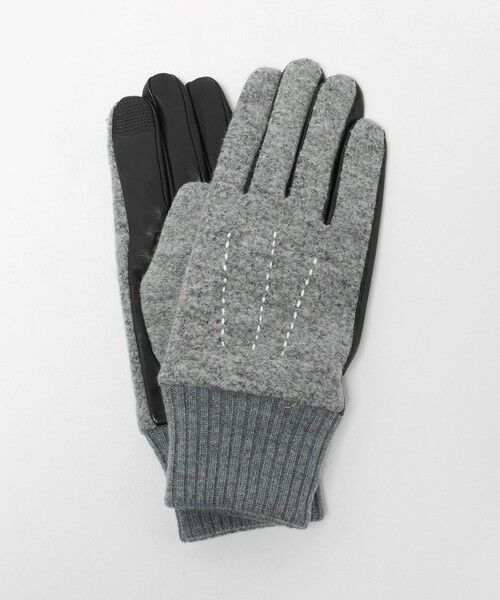 BEAUTY&YOUTH UNITED ARROWS / ビューティー&ユース ユナイテッドアローズ 手袋 | コンビ ステッチ グローブ タッチパネル対応 | 詳細5