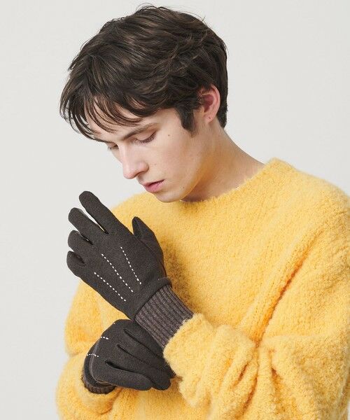 BEAUTY&YOUTH UNITED ARROWS / ビューティー&ユース ユナイテッドアローズ 手袋 | コンビ ステッチ グローブ タッチパネル対応 | 詳細8
