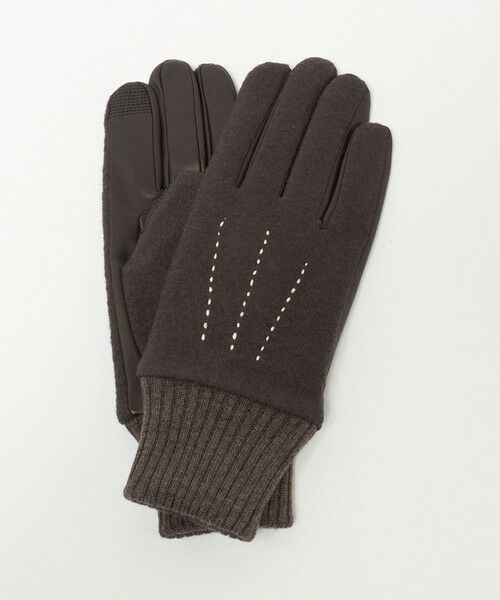 BEAUTY&YOUTH UNITED ARROWS / ビューティー&ユース ユナイテッドアローズ 手袋 | コンビ ステッチ グローブ タッチパネル対応 | 詳細9