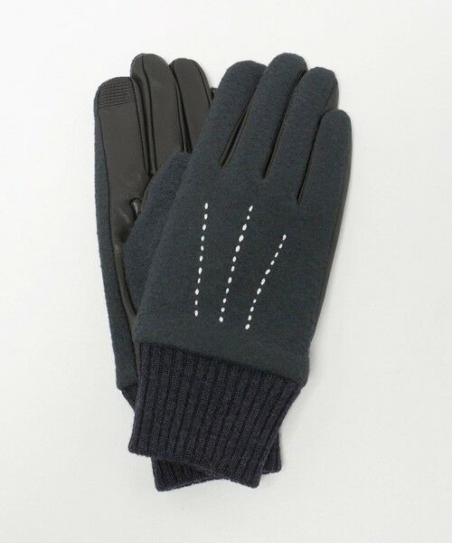 BEAUTY&YOUTH UNITED ARROWS / ビューティー&ユース ユナイテッドアローズ 手袋 | コンビ ステッチ グローブ タッチパネル対応 | 詳細18