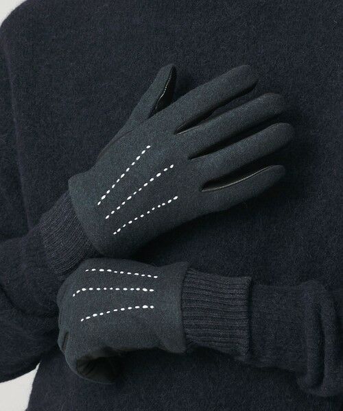 BEAUTY&YOUTH UNITED ARROWS / ビューティー&ユース ユナイテッドアローズ 手袋 | コンビ ステッチ グローブ タッチパネル対応 | 詳細17