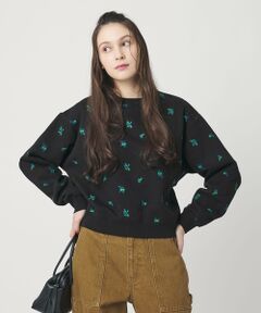 BEAUTY&YOUTH UNITED ARROWS / ビューティー&ユース ユナイテッドアローズ スウェット | コットン裏毛 エンブロイダリー スウェットプルオーバー