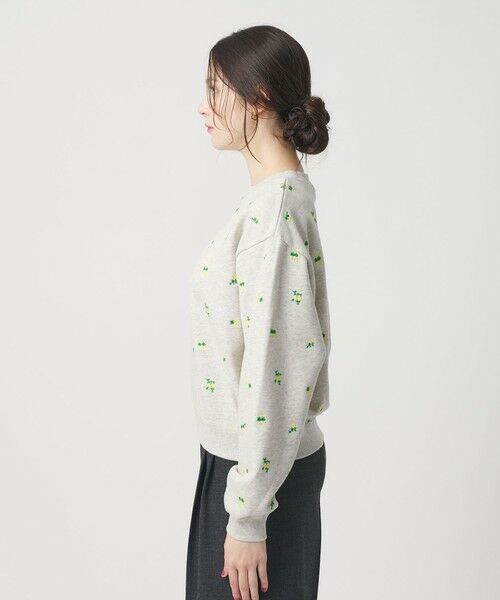 BEAUTY&YOUTH UNITED ARROWS / ビューティー&ユース ユナイテッドアローズ スウェット | コットン裏毛 エンブロイダリー スウェットプルオーバー | 詳細5