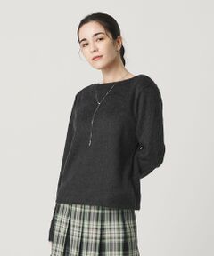 BEAUTY&YOUTH UNITED ARROWS / ビューティー&ユース ユナイテッドアローズ カットソー | シャギー ボートネックプルオーバー ウォッシャブル