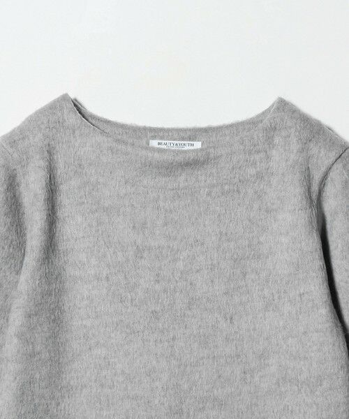 BEAUTY&YOUTH UNITED ARROWS / ビューティー&ユース ユナイテッドアローズ カットソー | シャギー ボートネックプルオーバー ウォッシャブル | 詳細6