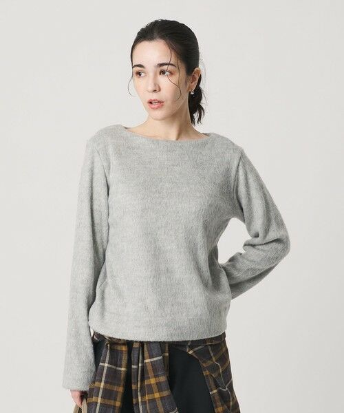 BEAUTY&YOUTH UNITED ARROWS / ビューティー&ユース ユナイテッドアローズ カットソー | シャギー ボートネックプルオーバー ウォッシャブル | 詳細1