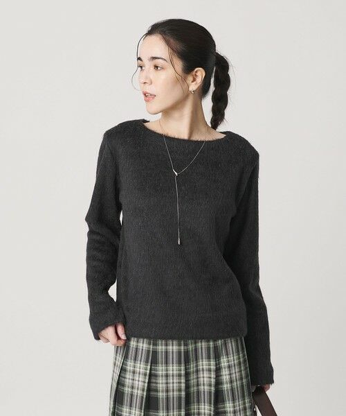 BEAUTY&YOUTH UNITED ARROWS / ビューティー&ユース ユナイテッドアローズ カットソー | シャギー ボートネックプルオーバー ウォッシャブル | 詳細9