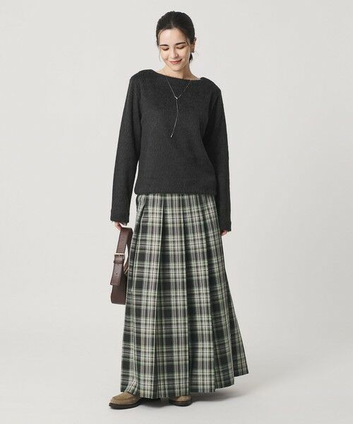 BEAUTY&YOUTH UNITED ARROWS / ビューティー&ユース ユナイテッドアローズ カットソー | シャギー ボートネックプルオーバー ウォッシャブル | 詳細10