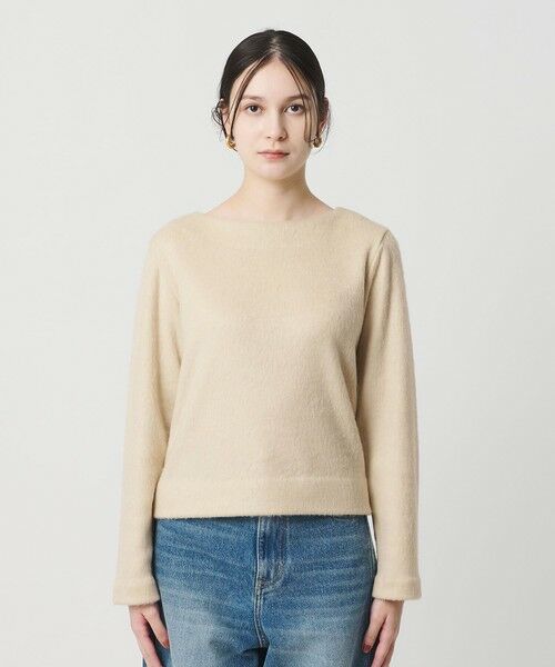 BEAUTY&YOUTH UNITED ARROWS / ビューティー&ユース ユナイテッドアローズ カットソー | シャギー ボートネックプルオーバー ウォッシャブル | 詳細18