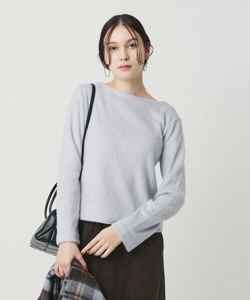 BEAUTY&YOUTH UNITED ARROWS / ビューティー&ユース ユナイテッドアローズ カットソー | シャギー ボートネックプルオーバー ウォッシャブル | 詳細22