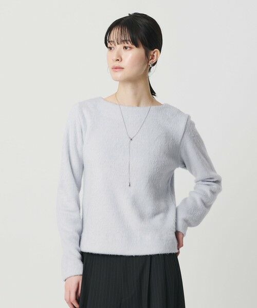 BEAUTY&YOUTH UNITED ARROWS / ビューティー&ユース ユナイテッドアローズ カットソー | シャギー ボートネックプルオーバー ウォッシャブル | 詳細30