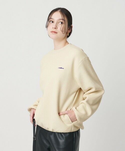 BEAUTY&YOUTH UNITED ARROWS / ビューティー&ユース ユナイテッドアローズ カットソー | ＜THOUSAND MILE＞フリース クルーネックプルオーバー | 詳細1