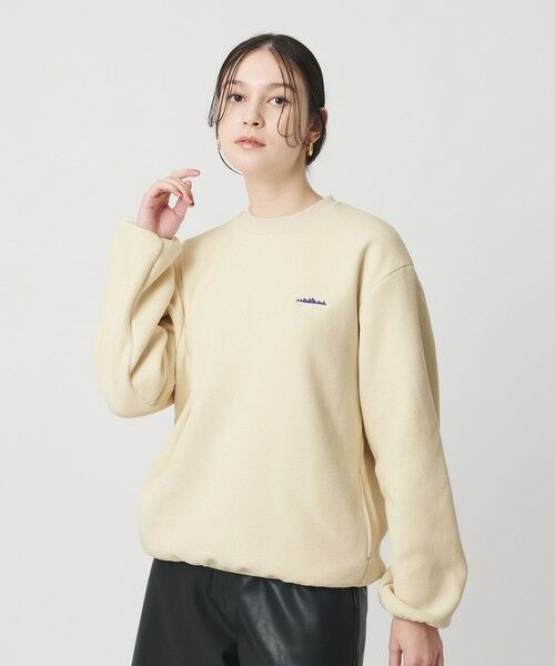 BEAUTY&YOUTH UNITED ARROWS / ビューティー&ユース ユナイテッドアローズ カットソー | ＜THOUSAND MILE＞フリース クルーネックプルオーバー | 詳細2
