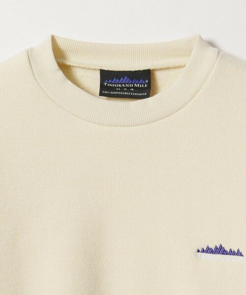 BEAUTY&YOUTH UNITED ARROWS / ビューティー&ユース ユナイテッドアローズ カットソー | ＜THOUSAND MILE＞フリース クルーネックプルオーバー | 詳細10