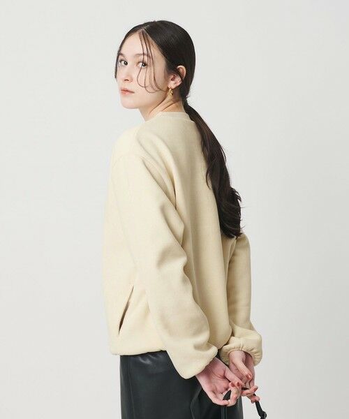 BEAUTY&YOUTH UNITED ARROWS / ビューティー&ユース ユナイテッドアローズ カットソー | ＜THOUSAND MILE＞フリース クルーネックプルオーバー | 詳細3
