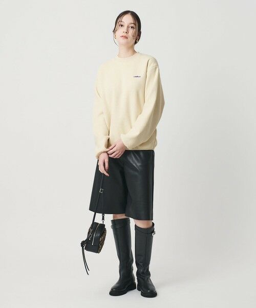 BEAUTY&YOUTH UNITED ARROWS / ビューティー&ユース ユナイテッドアローズ カットソー | ＜THOUSAND MILE＞フリース クルーネックプルオーバー | 詳細4
