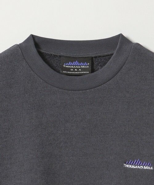 BEAUTY&YOUTH UNITED ARROWS / ビューティー&ユース ユナイテッドアローズ カットソー | ＜THOUSAND MILE＞フリース クルーネックプルオーバー | 詳細24