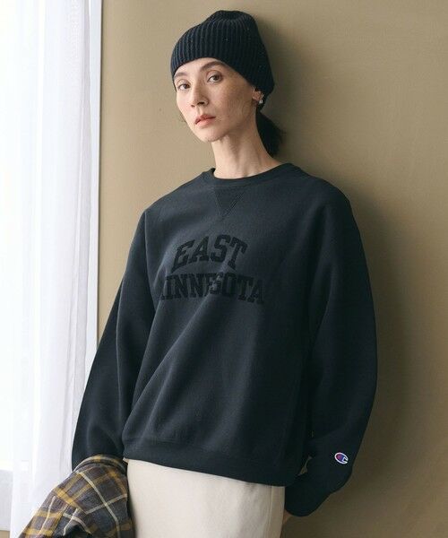 BEAUTY&YOUTH UNITED ARROWS / ビューティー&ユース ユナイテッドアローズ スウェット | 【別注】＜Champion＞プリント スウェットプルオーバー | 詳細3