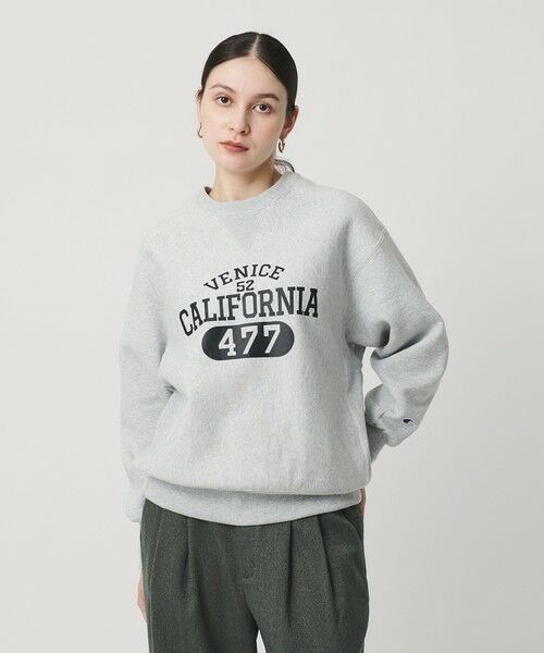 BEAUTY&YOUTH UNITED ARROWS / ビューティー&ユース ユナイテッドアローズ スウェット | 【別注】＜Champion＞プリント スウェットプルオーバー | 詳細12