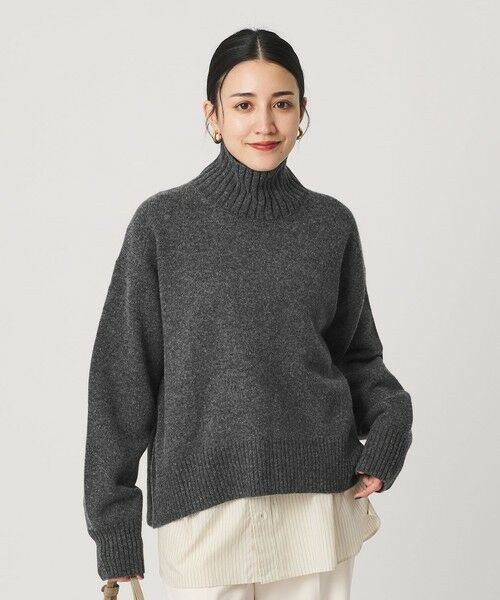 BEAUTY&YOUTH UNITED ARROWS / ビューティー&ユース ユナイテッドアローズ ニット・セーター | ウールカシミヤ アクアタートルネックニット | 詳細1