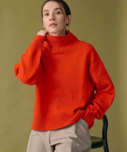 BEAUTY&YOUTH UNITED ARROWS / ビューティー&ユース ユナイテッドアローズ ニット・セーター | ウールカシミヤ アクアタートルネックニット | 詳細18