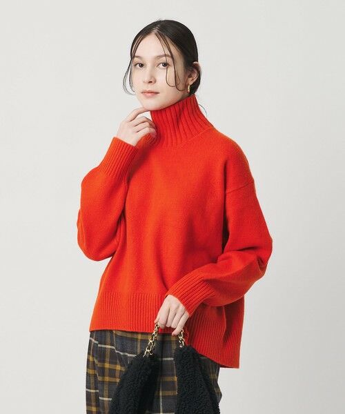 BEAUTY&YOUTH UNITED ARROWS / ビューティー&ユース ユナイテッドアローズ ニット・セーター | ウールカシミヤ アクアタートルネックニット | 詳細23