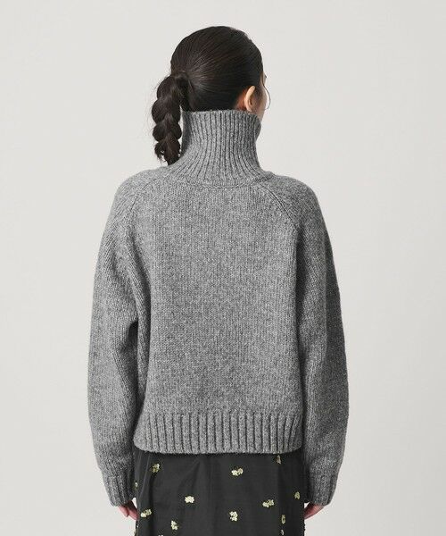 BEAUTY&YOUTH UNITED ARROWS / ビューティー&ユース ユナイテッドアローズ ニット・セーター | ウールナイロン ハーフジップ ニットプルオーバー | 詳細6