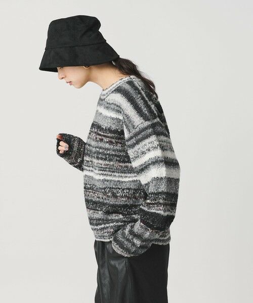 BEAUTY&YOUTH UNITED ARROWS / ビューティー&ユース ユナイテッドアローズ ニット・セーター | マルチボーダー ニットプルオーバー | 詳細2