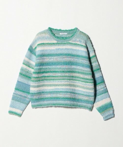 BEAUTY&YOUTH UNITED ARROWS / ビューティー&ユース ユナイテッドアローズ ニット・セーター | マルチボーダー ニットプルオーバー | 詳細14