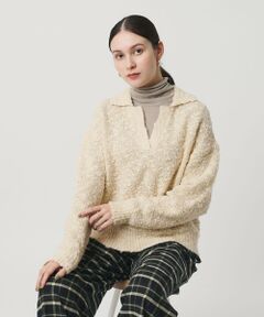 BEAUTY&YOUTH UNITED ARROWS / ビューティー&ユース ユナイテッドアローズ ニット・セーター | スラブヤーン スキッパー ニットプルオーバー