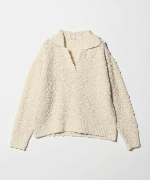 BEAUTY&YOUTH UNITED ARROWS / ビューティー&ユース ユナイテッドアローズ ニット・セーター | スラブヤーン スキッパー ニットプルオーバー | 詳細4