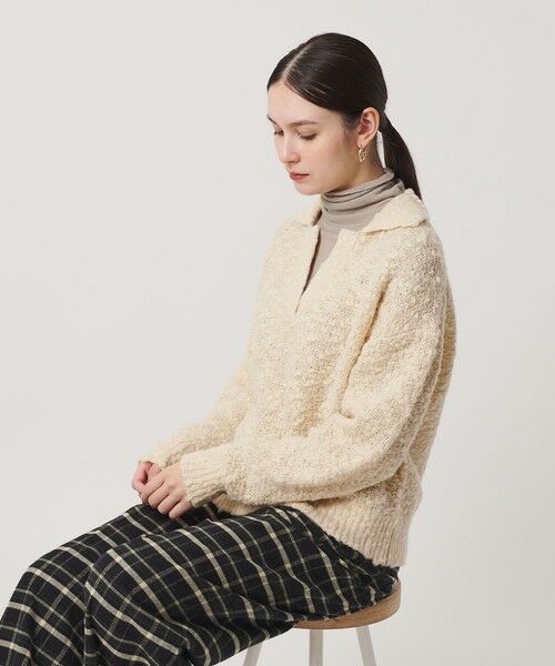 BEAUTY&YOUTH UNITED ARROWS / ビューティー&ユース ユナイテッドアローズ ニット・セーター | スラブヤーン スキッパー ニットプルオーバー | 詳細2