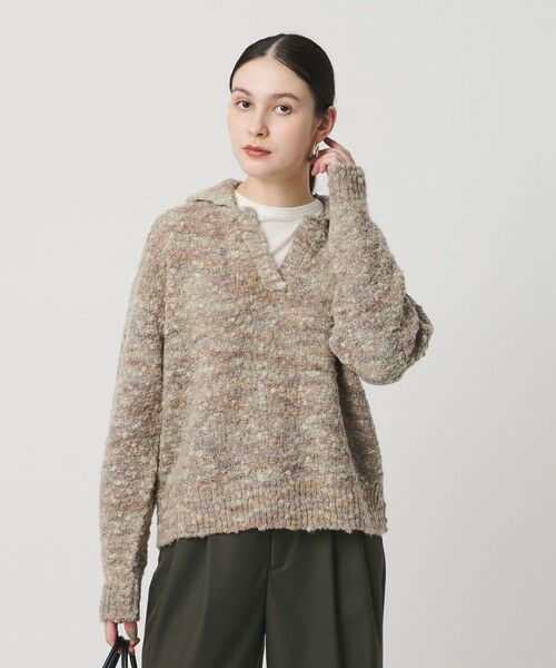 BEAUTY&YOUTH UNITED ARROWS / ビューティー&ユース ユナイテッドアローズ ニット・セーター | スラブヤーン スキッパー ニットプルオーバー | 詳細21