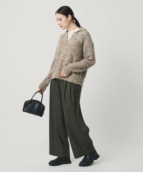 BEAUTY&YOUTH UNITED ARROWS / ビューティー&ユース ユナイテッドアローズ ニット・セーター | スラブヤーン スキッパー ニットプルオーバー | 詳細23