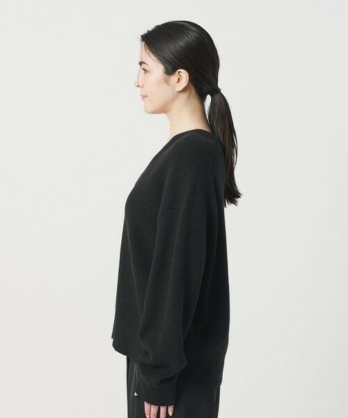 BEAUTY&YOUTH UNITED ARROWS / ビューティー&ユース ユナイテッドアローズ ニット・セーター | アゼ スリットVネック ニットプルオーバー ウォッシャブル | 詳細12