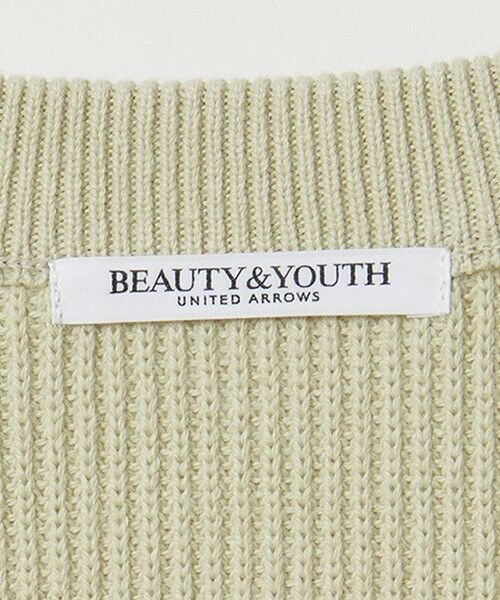BEAUTY&YOUTH UNITED ARROWS / ビューティー&ユース ユナイテッドアローズ ニット・セーター | アゼ スリットVネック ニットプルオーバー ウォッシャブル | 詳細24