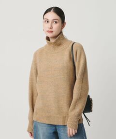 BEAUTY&YOUTH UNITED ARROWS / ビューティー&ユース ユナイテッドアローズ ニット・セーター | ミックスカラー ラメ タートルネック ニットプルオーバー