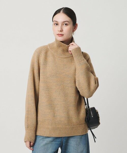 BEAUTY&YOUTH UNITED ARROWS / ビューティー&ユース ユナイテッドアローズ ニット・セーター | ミックスカラー ラメ タートルネック ニットプルオーバー | 詳細2