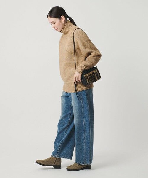 BEAUTY&YOUTH UNITED ARROWS / ビューティー&ユース ユナイテッドアローズ ニット・セーター | ミックスカラー ラメ タートルネック ニットプルオーバー | 詳細3