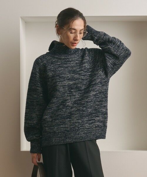 BEAUTY&YOUTH UNITED ARROWS / ビューティー&ユース ユナイテッドアローズ ニット・セーター | ミックスカラー ラメ タートルネック ニットプルオーバー | 詳細10